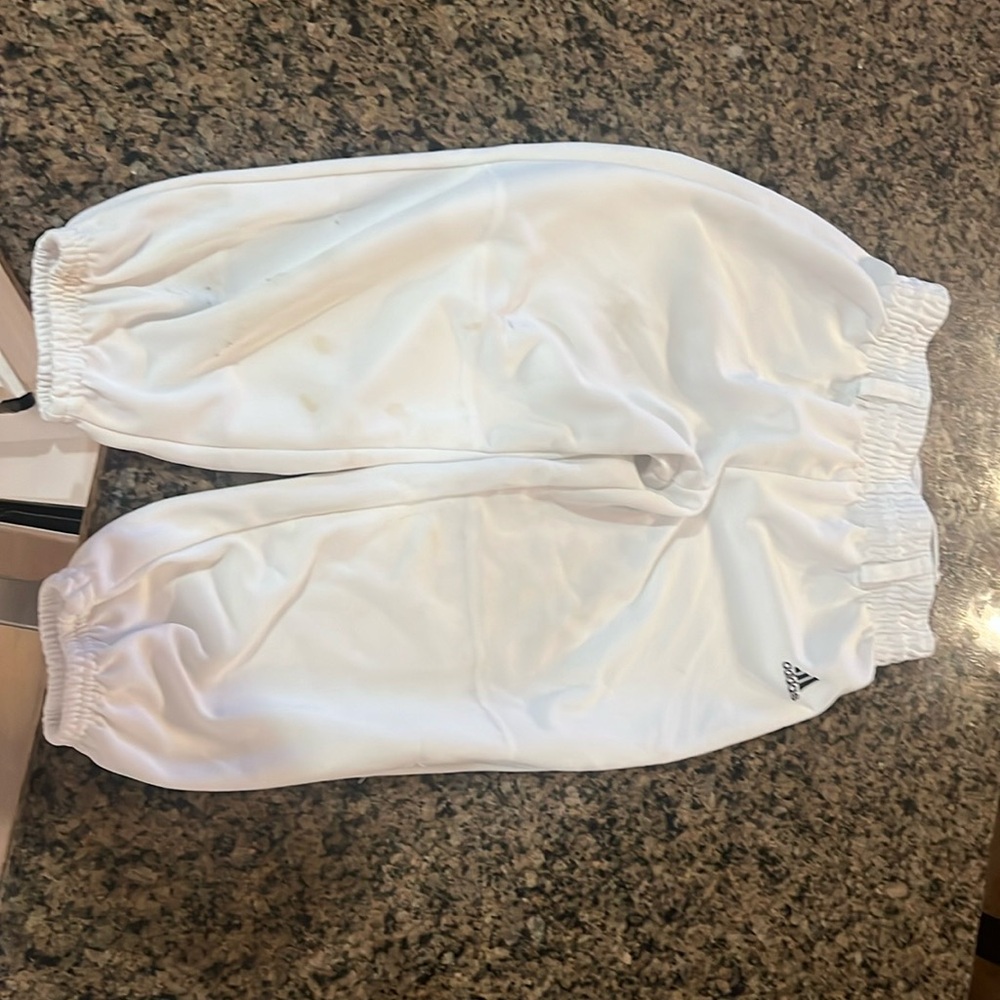 Adidas’s white football pants